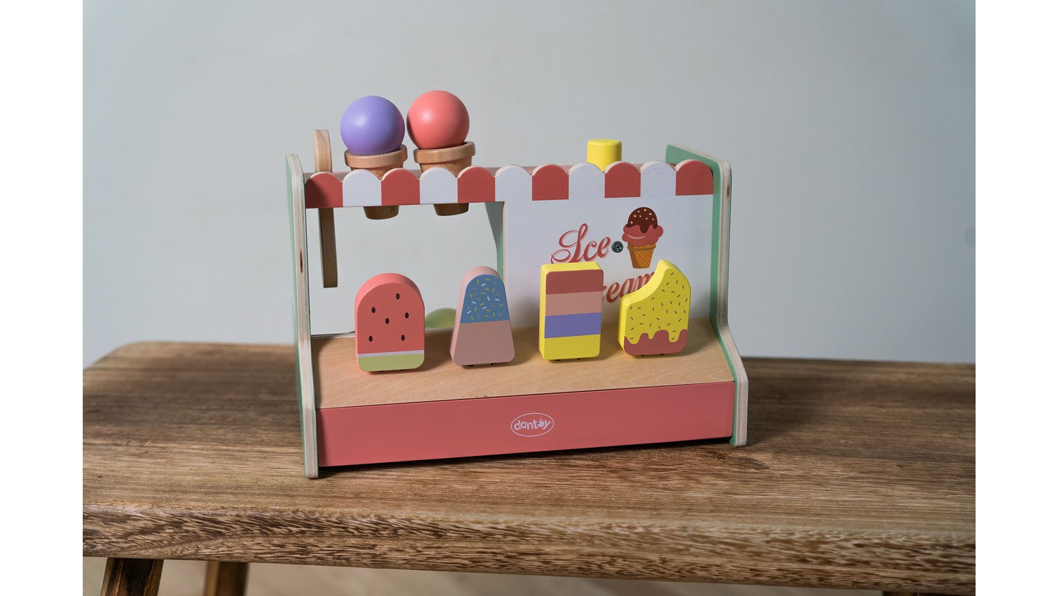 Eiscreme-Shop Holz Geschenkbox 12 Teile